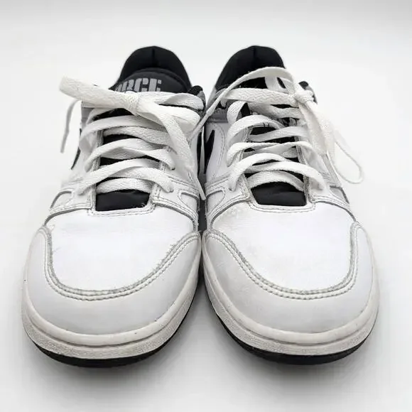 Nike Full Force Low Big Shoes Kids' White/Pewter/Black Size US4.5Y EU36.5 - Picture 12 of 14